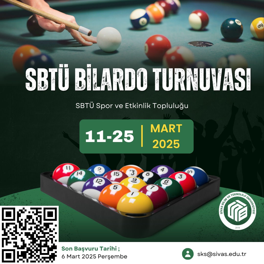 SBTÜ 2025 Bilardo Turnuvası 