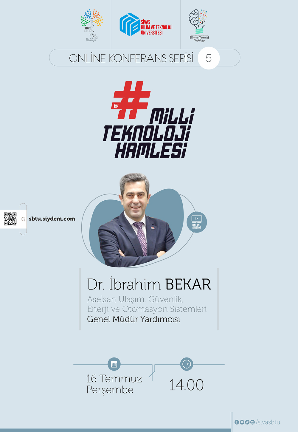 Dr.İbrahim BEKAR ile Online Konferans